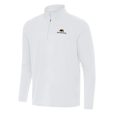 Men's Antigua Southern Miss Golden Eagles Intent Quarter-Zip Top