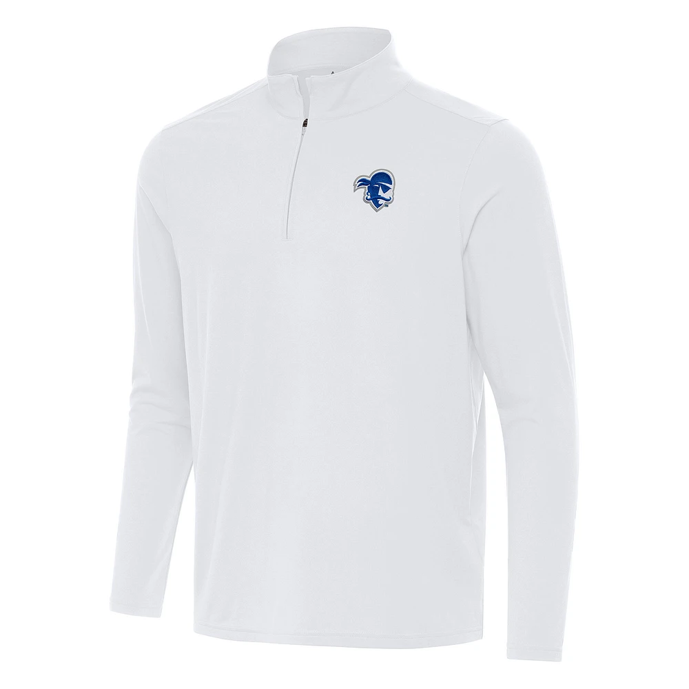 Men's Antigua Seton Hall Pirates Intent Quarter-Zip Top