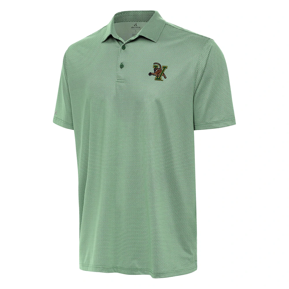 Men's Antigua /White Vermont Catamounts Rings Polo
