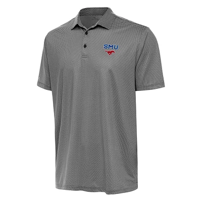 Men's Antigua /White SMU Mustangs Rings Polo