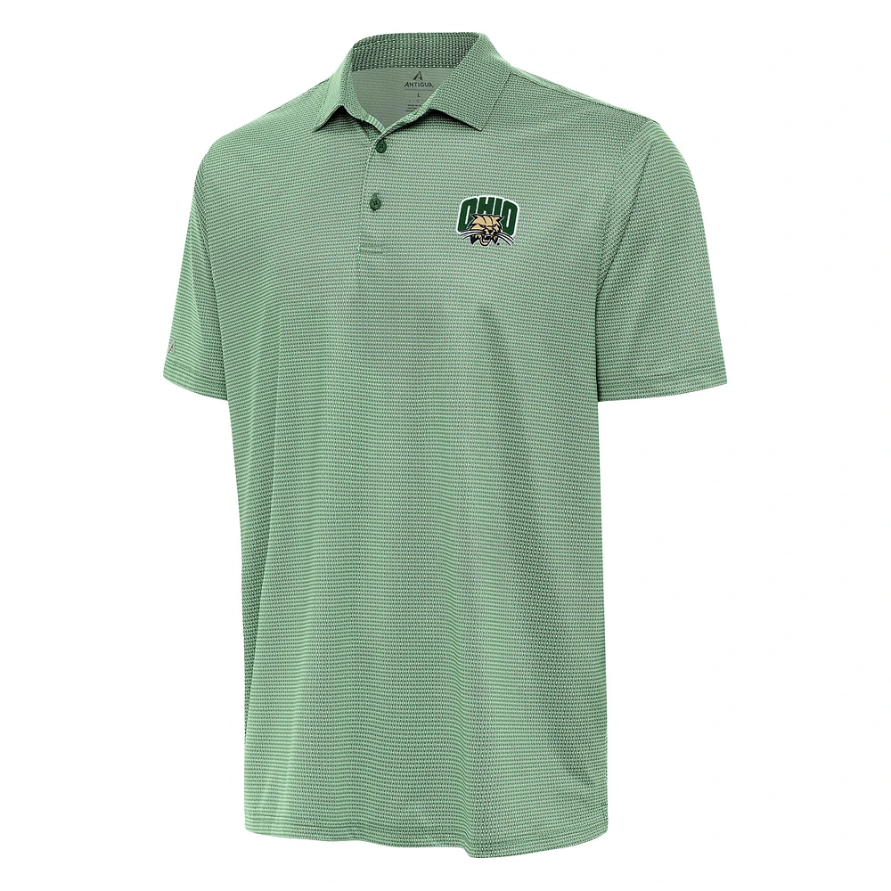 Men's Antigua /White Ohio Bobcats Rings Polo