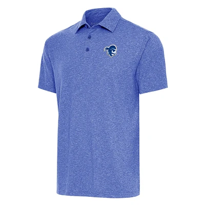 Men's Antigua Heather Royal Seton Hall Pirates Big & Tall Par 3 Polo