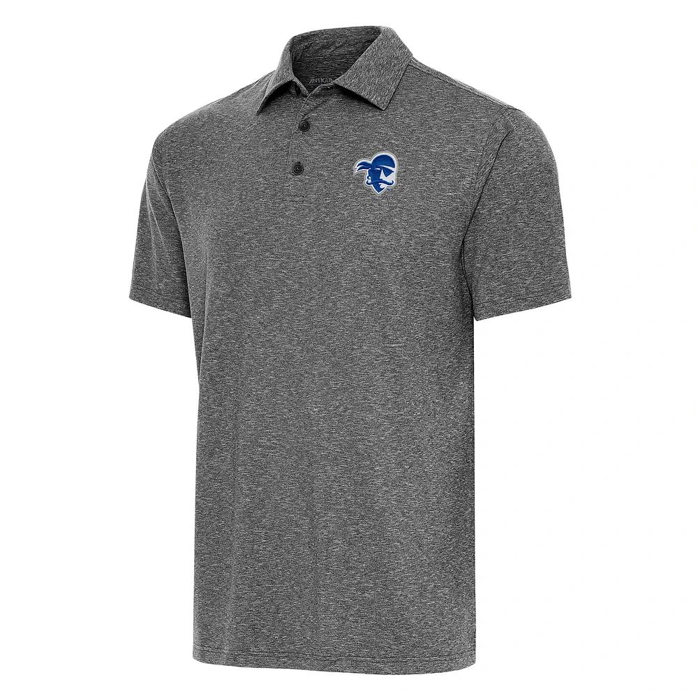 Men's Antigua Heather Seton Hall Pirates Big & Tall Par 3 Polo