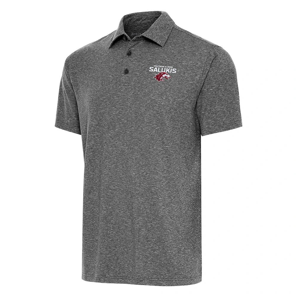 Men's Antigua Heather Southern Illinois Salukis Big & Tall Par 3 Polo