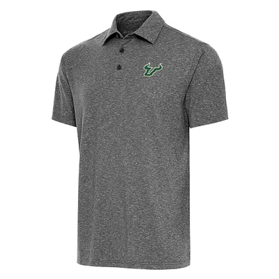 Men's Antigua Heather South Florida Bulls Big & Tall Par 3 Polo