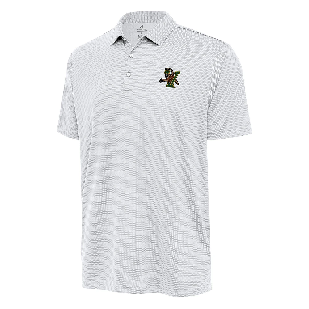Men's Antigua White Vermont Catamounts Big & Tall Ellipse Polo