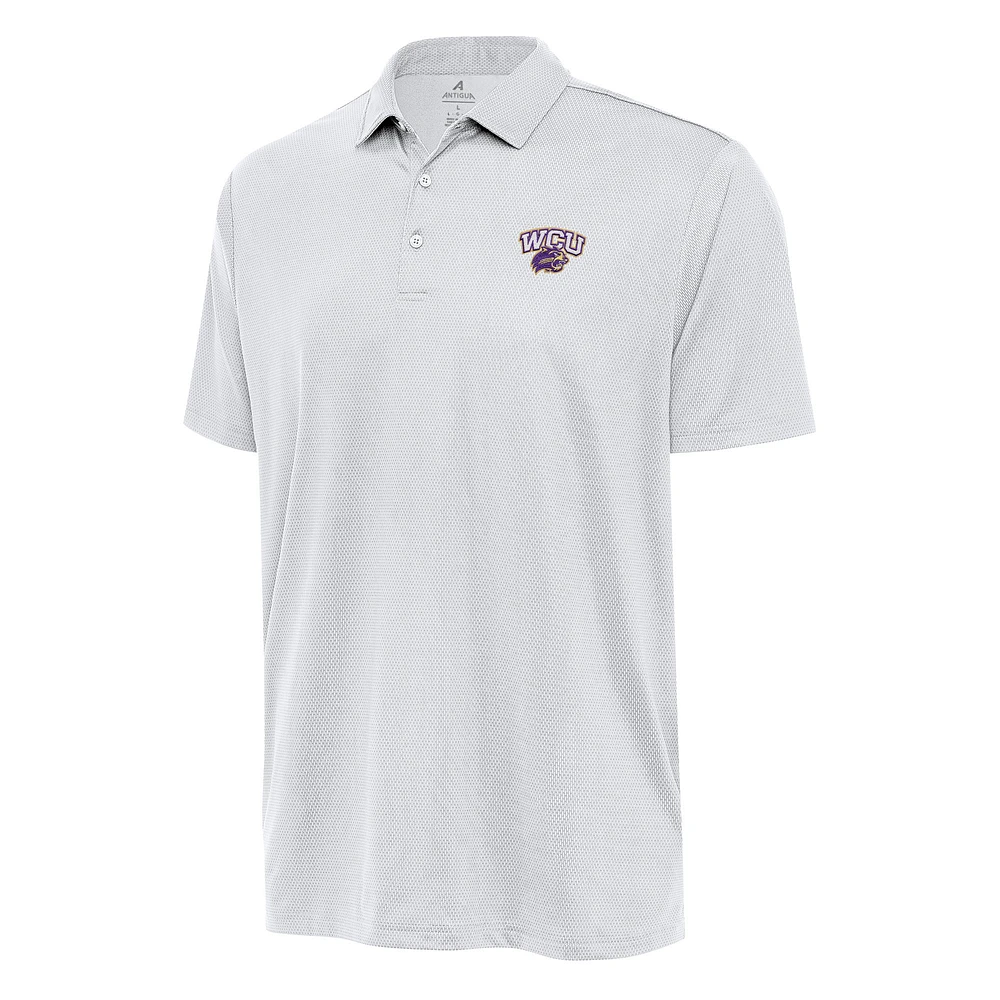 Men's Antigua White Western Carolina Catamounts Big & Tall Ellipse Polo