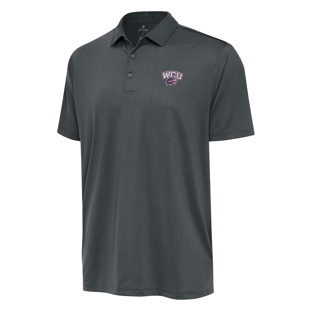 Men's Antigua Charcoal Western Carolina Catamounts Big & Tall Ellipse Polo