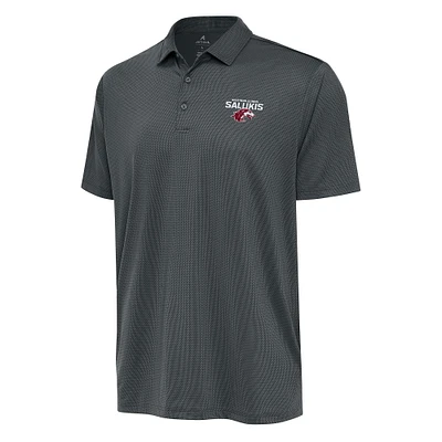 Men's Antigua Pewter Southern Illinois Salukis Big & Tall Ellipse Polo