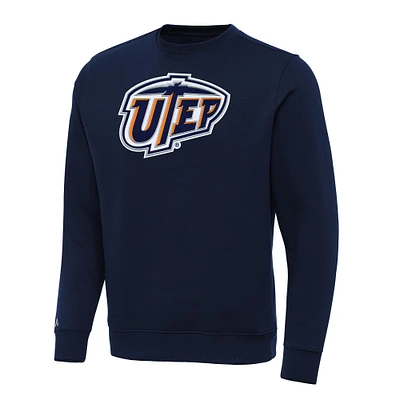 Men's Antigua Navy UTEP Miners Big & Tall Victory Pullover Sweatshirt
