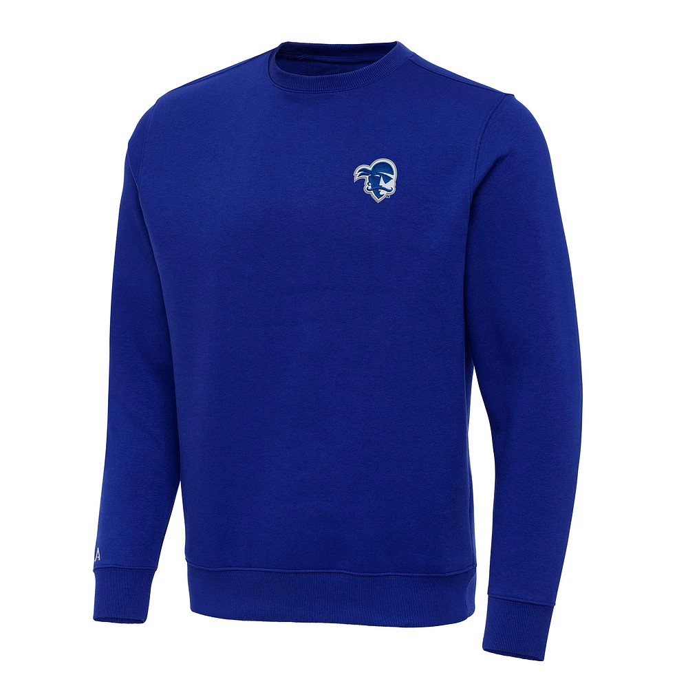 Men's Antigua Royal Seton Hall Pirates Big & Tall Victory Pullover Sweatshirt