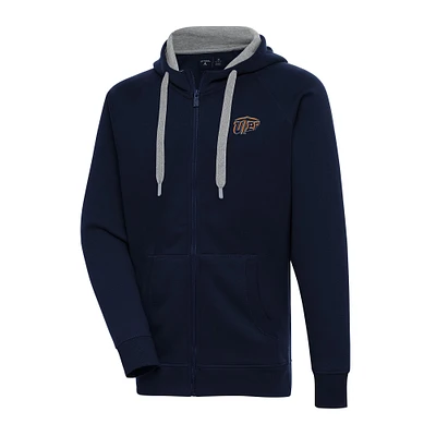 Men's Antigua Navy UTEP Miners Big & Tall Victory Full-Zip Hoodie Jacket