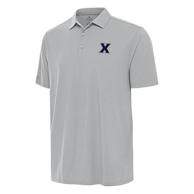 Men's Antigua Gray Xavier Musketeers Era Polo