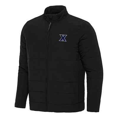 Men's Antigua Xavier Musketeers Swelter Full-Zip Puffer Jacket