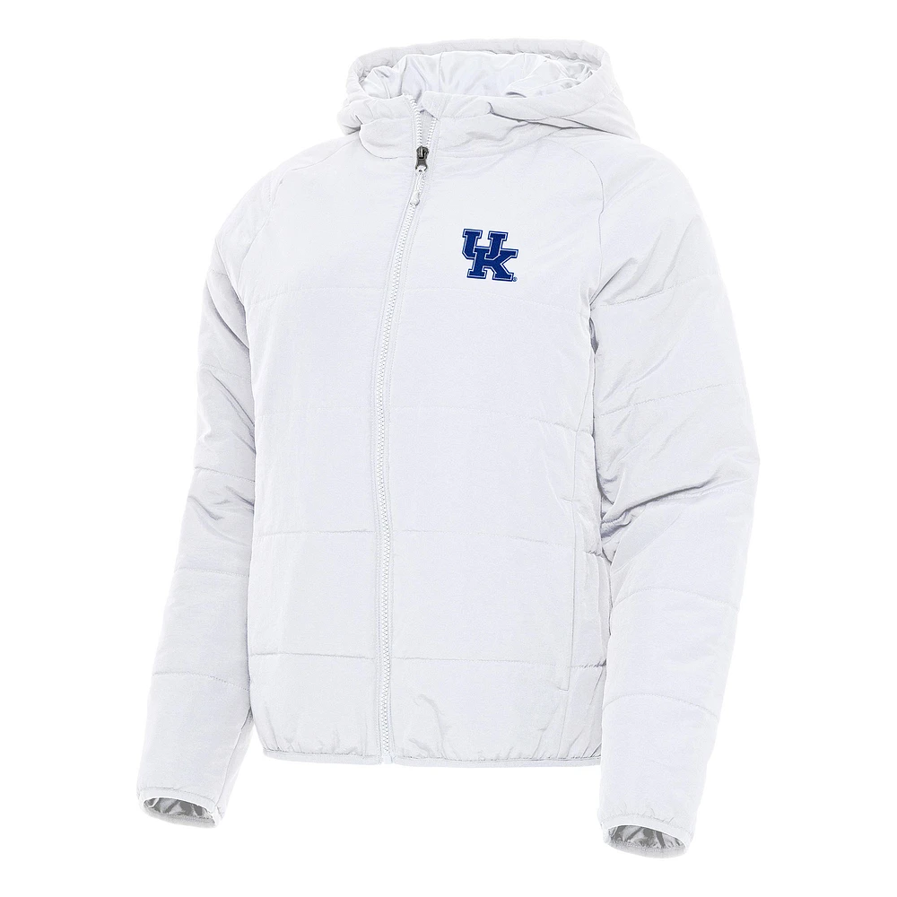 Women's Antigua Kentucky Wildcats Universe Full-Zip Puffer Jacket