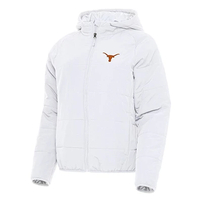 Women's Antigua Texas Longhorns Universe Full-Zip Puffer Jacket