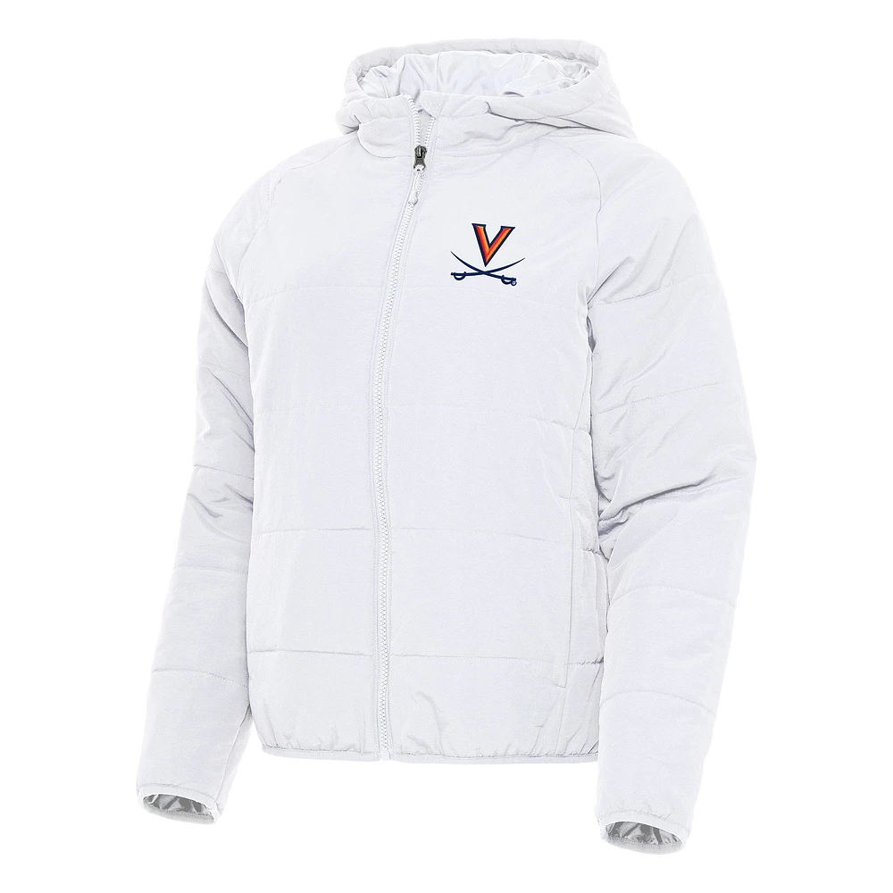 Women's Antigua Virginia Cavaliers Universe Full-Zip Puffer Jacket