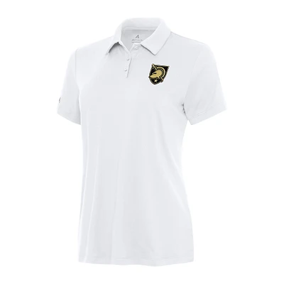 Women's Antigua White Army Black Knights Reprocess Polo