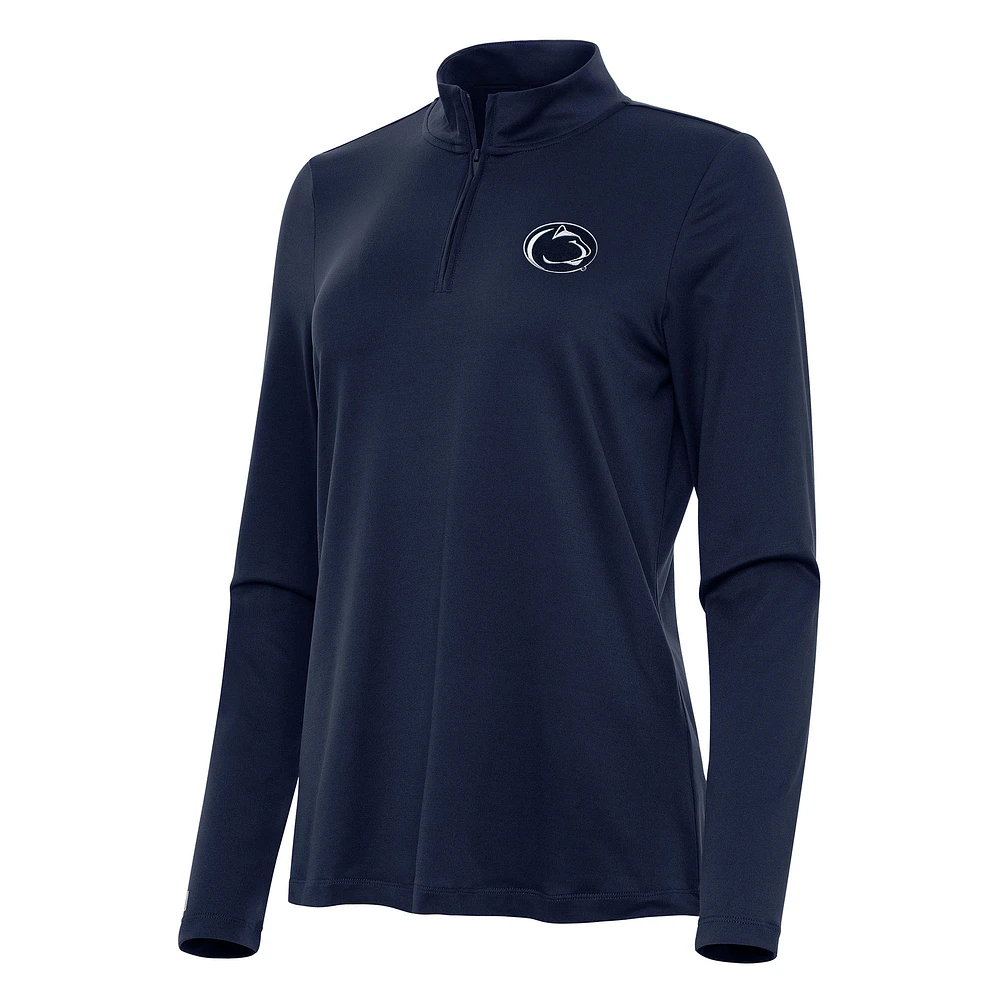 Women's Antigua Navy Penn State Nittany Lions Reprocess Quarter-Zip Top