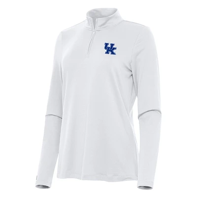 Women's Antigua Kentucky Wildcats Reprocess Quarter-Zip Top