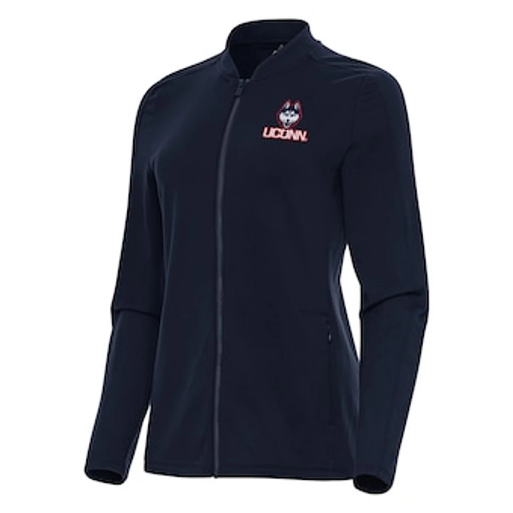 Women's Antigua Navy UConn Huskies Continual Full-Zip Jacket