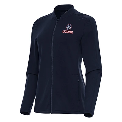 Women's Antigua Navy UConn Huskies Continual Full-Zip Jacket