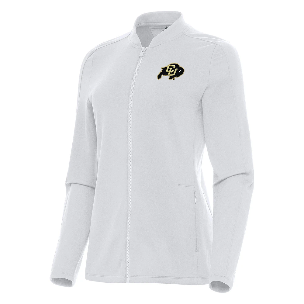 Women's Antigua Colorado Buffaloes Continual Full-Zip Jacket