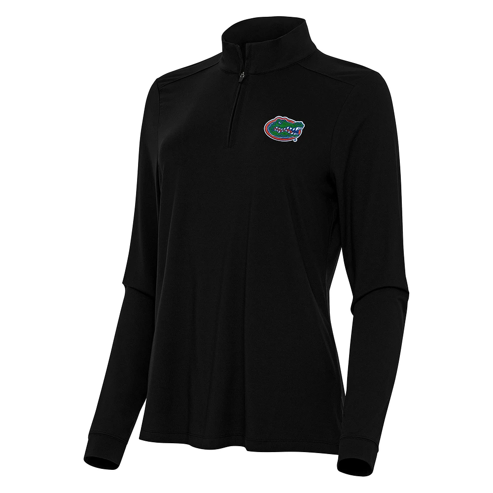 Women's Antigua Florida Gators Intent Quarter-Zip Top