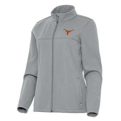 Women's Antigua Texas Longhorns Links 2 Full-Zip Golf Jacket