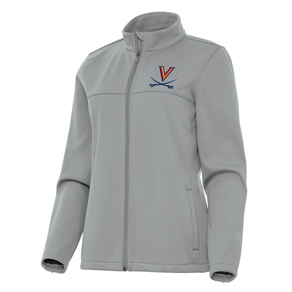 Women's Antigua Virginia Cavaliers Links 2 Full-Zip Golf Jacket