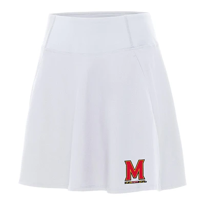Women's Antigua White Maryland Terrapins Chip Skort