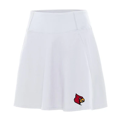 Women's Antigua White Louisville Cardinals Chip Skort