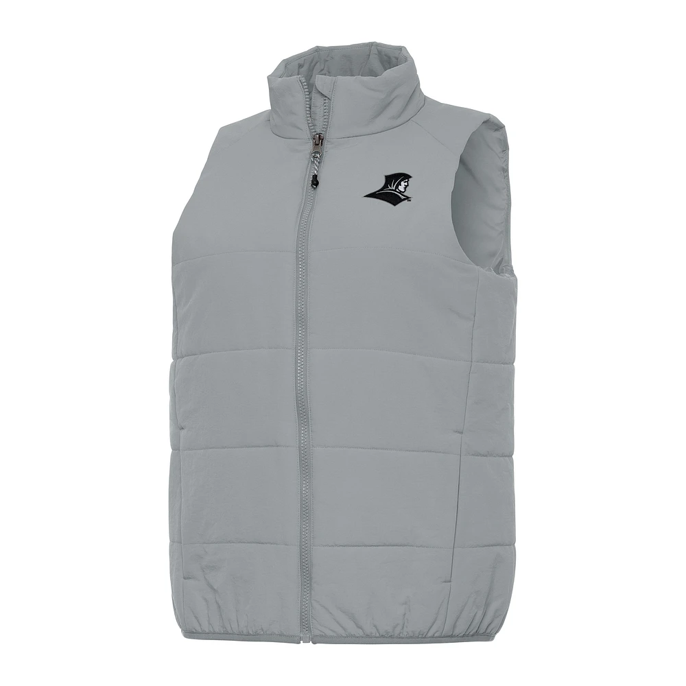 Women's Antigua Gray Providence Friars Experience Full-Zip Vest