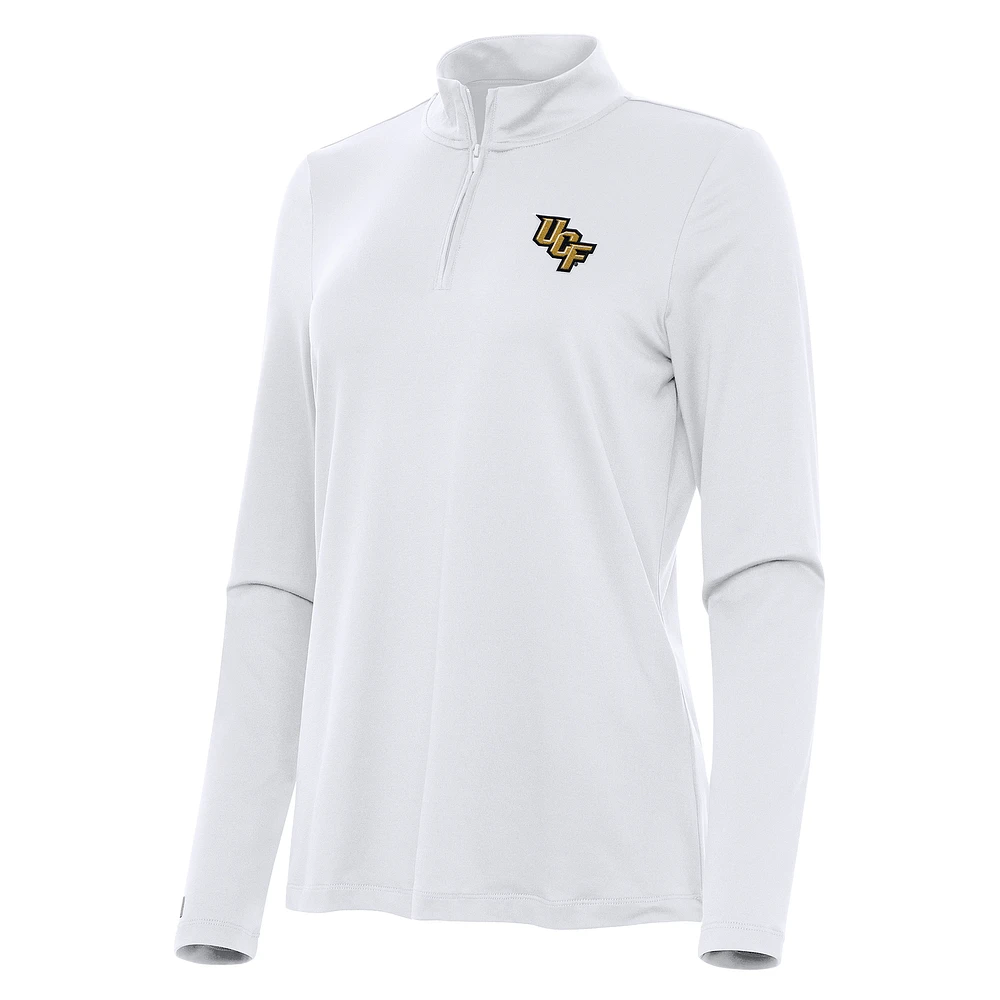 Women's Antigua UCF Knights Reprocess Quarter-Zip Top