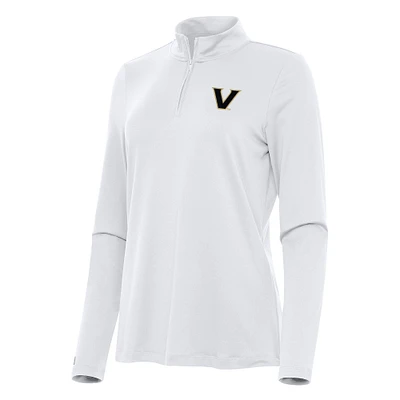Women's Antigua Vanderbilt Commodores Reprocess Quarter-Zip Top