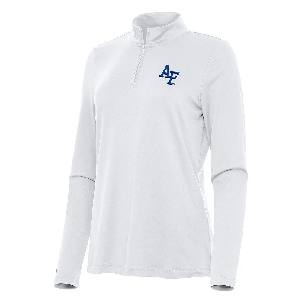 Women's Antigua Air Force Falcons Reprocess Quarter-Zip Top