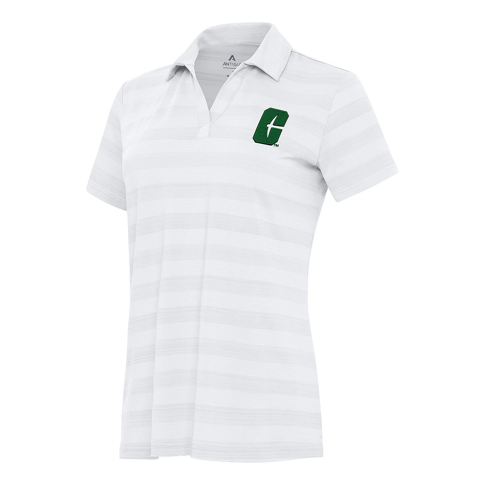Women's Antigua Charlotte 49ers Tunnel Polo