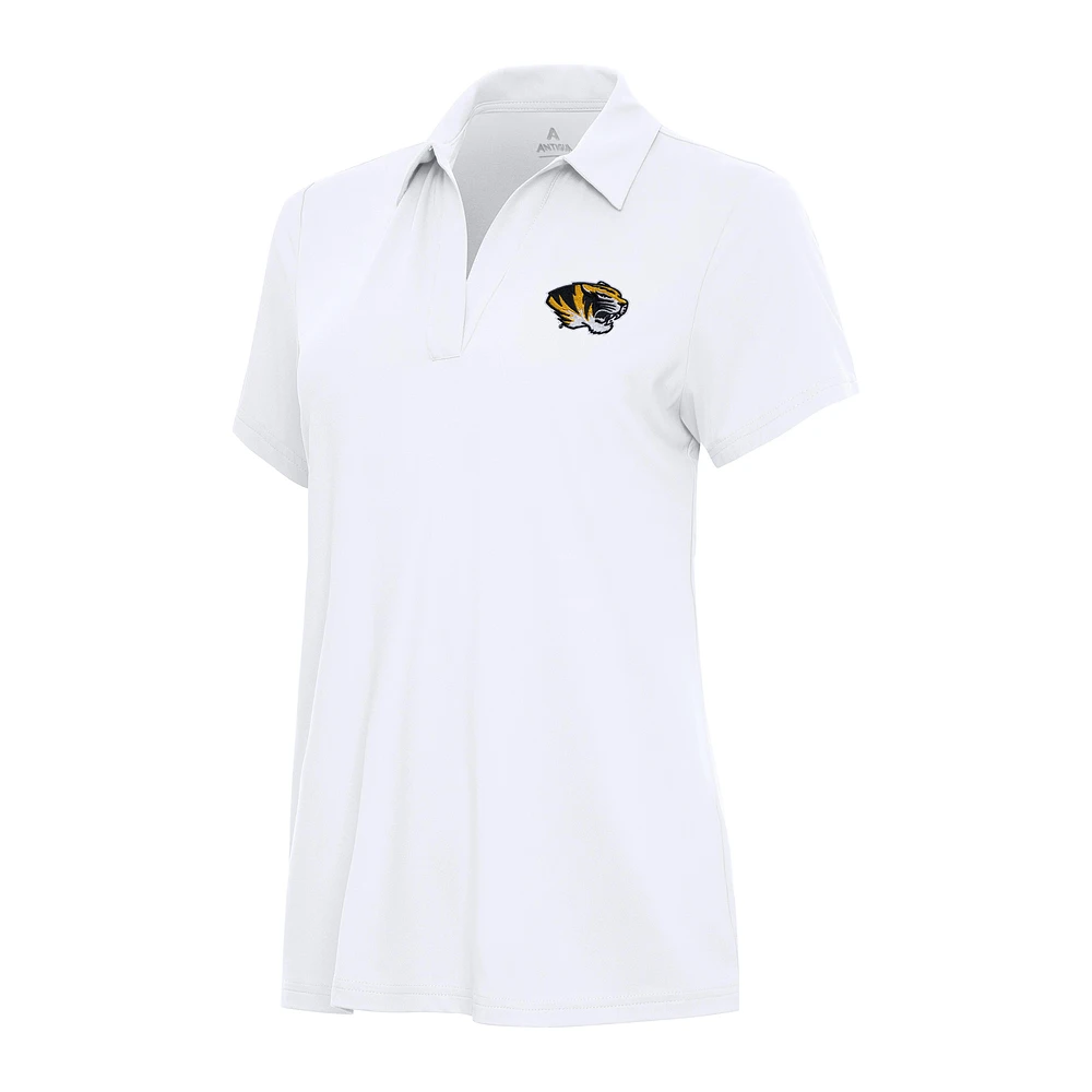 Women's Antigua Missouri Tigers Era V-Neck Polo
