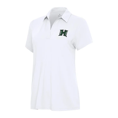 Women's Antigua Hawaii Rainbow Warriors Era V-Neck Polo