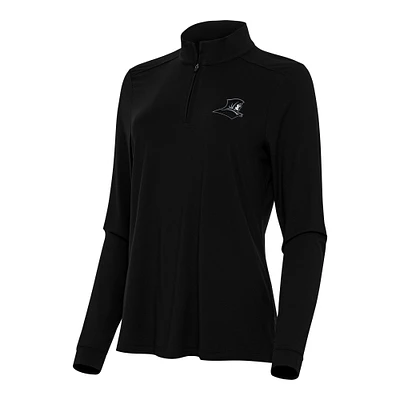 Women's Antigua Black Providence Friars Intent Quarter-Zip Top