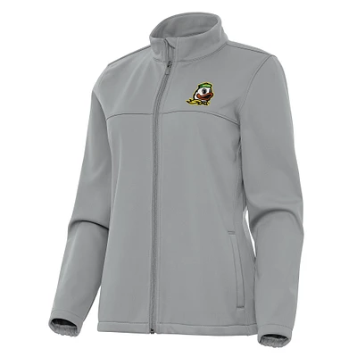 Women's Antigua Oregon Ducks Links 2 Golf Full-Zip Jacket