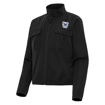 Women's Antigua Butler Bulldogs Even Par Full-Zip Jacket