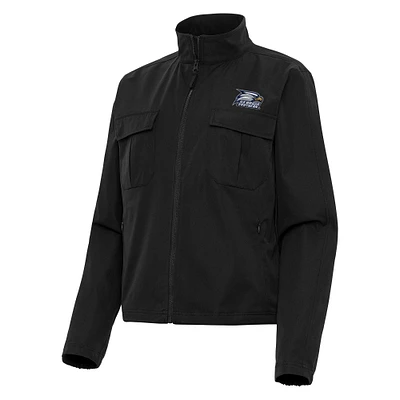 Women's Antigua Georgia Southern Eagles Even Par Full-Zip Jacket
