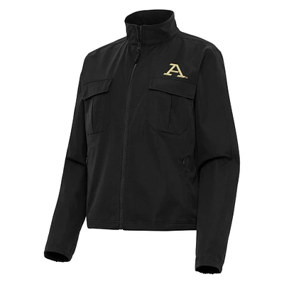 Women's Antigua Akron Zips Even Par Full-Zip Jacket