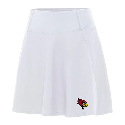 Women's Antigua White Illinois State Redbirds Chip Skort