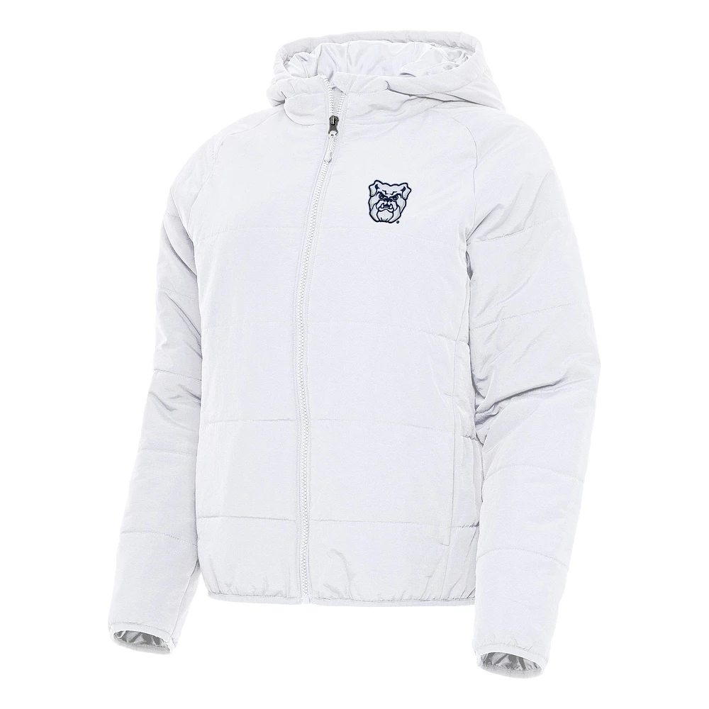 Women's Antigua Butler Bulldogs Universe Full-Zip Puffer Jacket