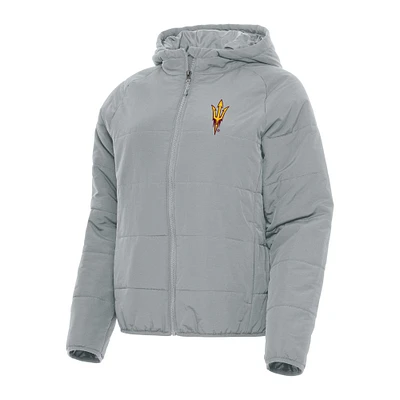 Women's Antigua Arizona State Sun Devils Universe Full-Zip Puffer Jacket