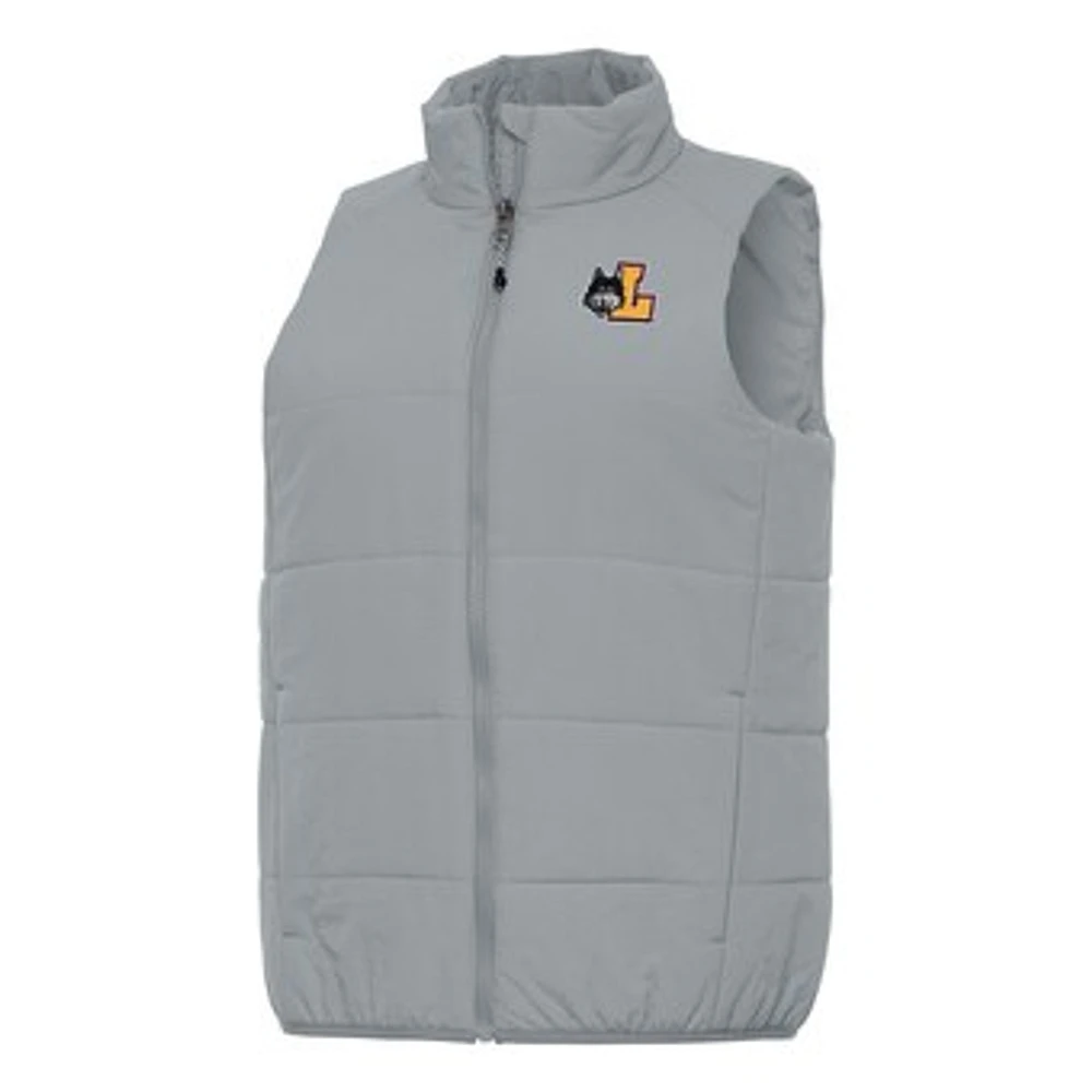 Women's Antigua Gray Loyola Chicago Ramblers Experience Full-Zip Vest
