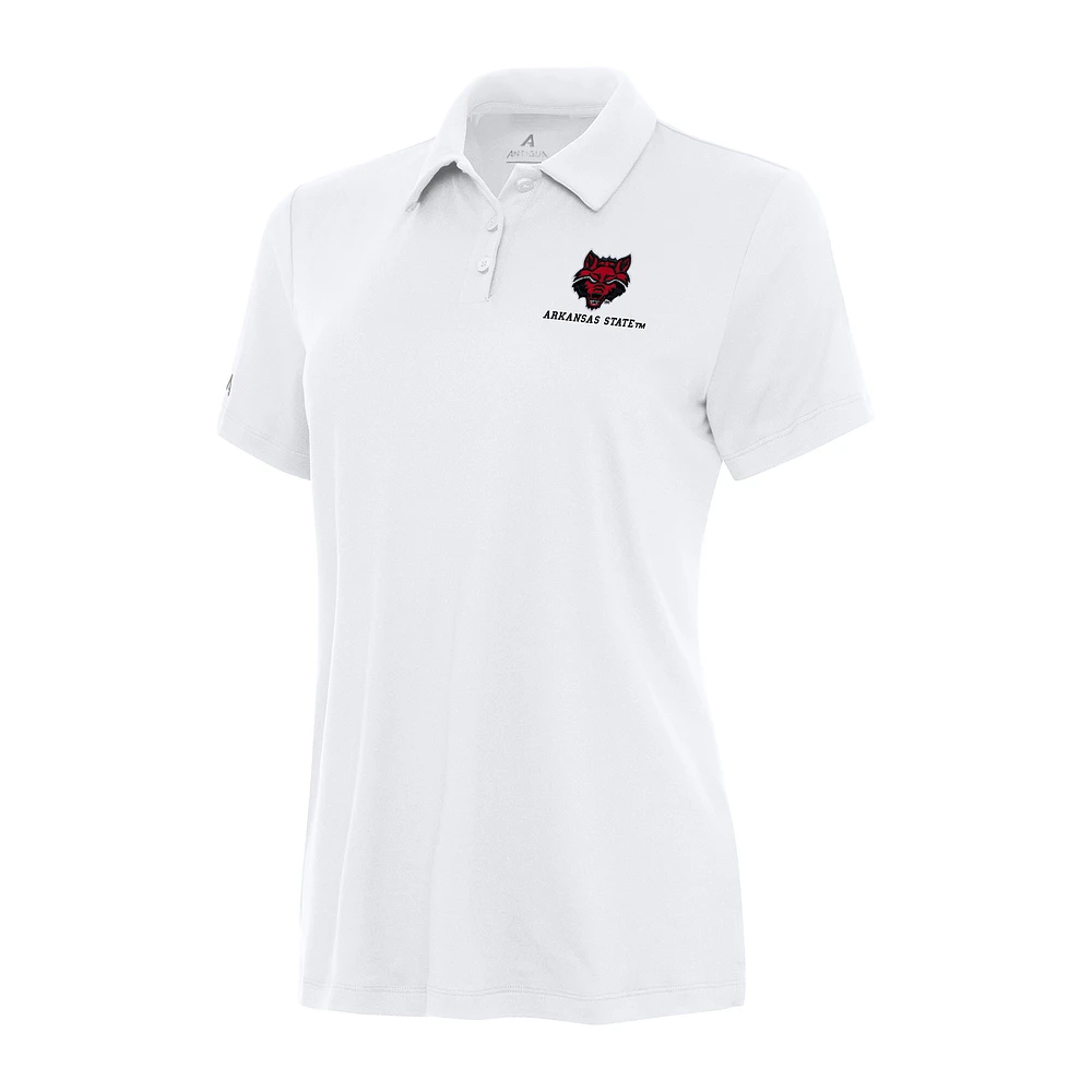 Women's Antigua Arkansas State Red Wolves Reprocess Polo