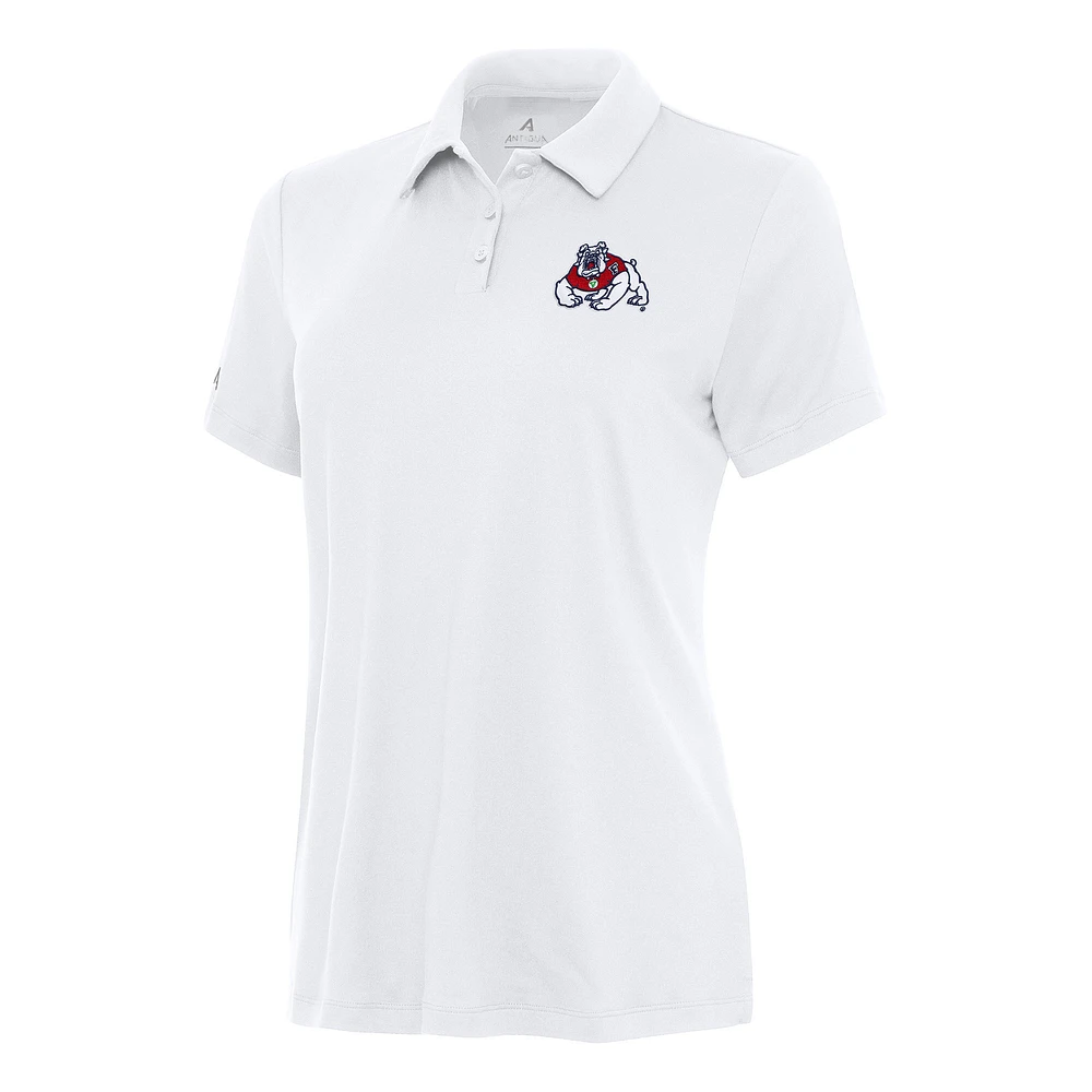 Women's Antigua Fresno State Bulldogs Reprocess Polo